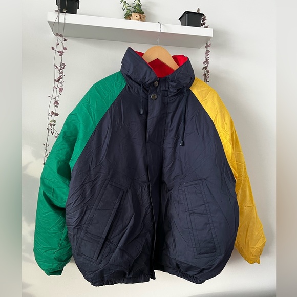 London Fog Reversible Puffer Jacket - Picture 1 of 3
